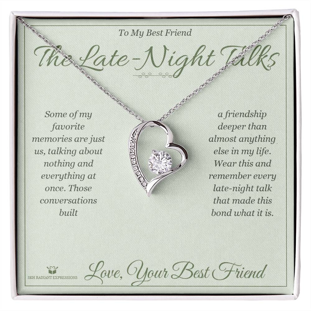 The Late-Night Talks - a real story behind this forever love necklace