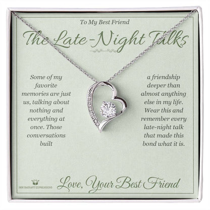 The Late-Night Talks - a real story behind this forever love necklace
