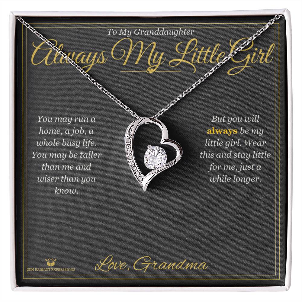 Always My Little Girl - Forever Love Necklace for Granddaughter