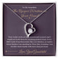 The Recipes Written in Your Hand - Forever Love Necklace for Grandmother