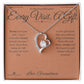 Every Visit, A Gift - Forever Love Necklace for Granddaughter