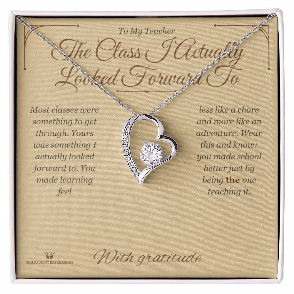 Unique gift idea for teacher, not a generic present