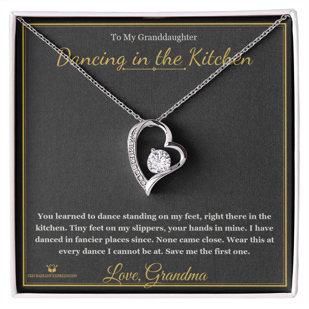 Dancing in the Kitchen - Forever Love Necklace for Granddaughter