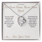 Far From Home, Never From Heart - Forever Love Necklace for Sister