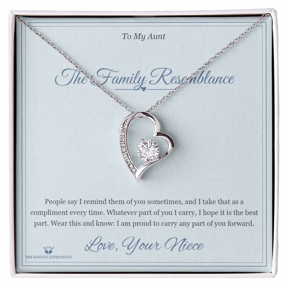 The Family Resemblance - Forever Love Necklace for Aunt