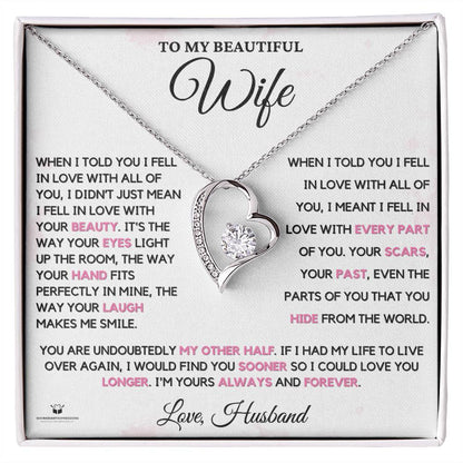 Personalized Necklace Embracing Every Part of Yo for wife