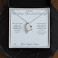 The Silence That Said Enough - Forever Love Necklace for Sister