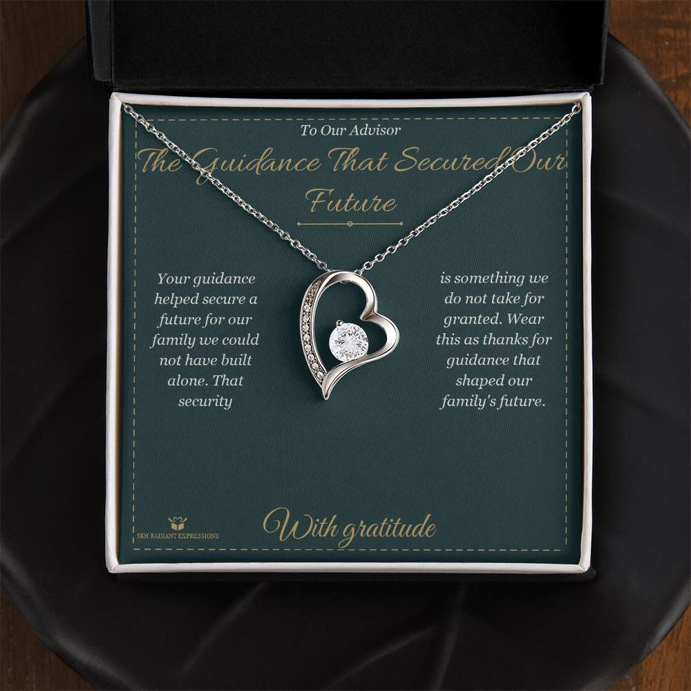 The Guidance That Secured Our Future - Forever Love Necklace for Advisor