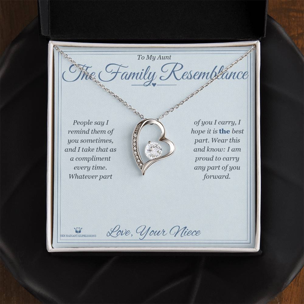 The Family Resemblance - Forever Love Necklace for Aunt