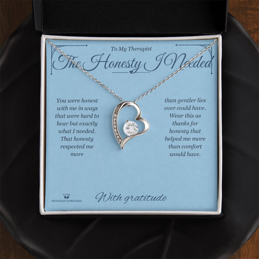 The Honesty I Needed - Forever Love Necklace for Therapist