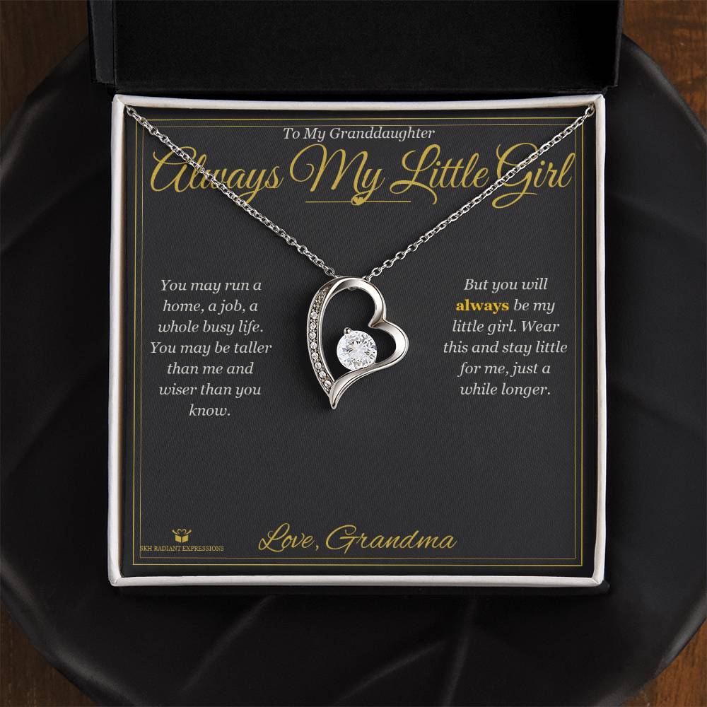 Always My Little Girl - Forever Love Necklace for Granddaughter