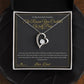 The Rescue You Couldn't Walk Past - Forever Love Necklace for Daughter