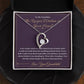 The Recipes Written in Your Hand - Forever Love Necklace for Grandmother
