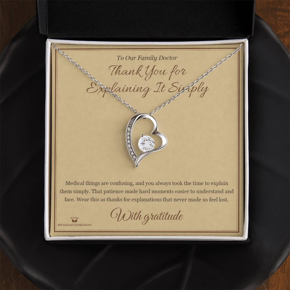 Thank You for Explaining It Simply - Forever Love Necklace for Doctor