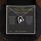 Far From Home, Never From Heart - Forever Love Necklace for Granddaughter