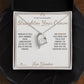 Straighten Your Crown - Forever Love Necklace for Granddaughter
