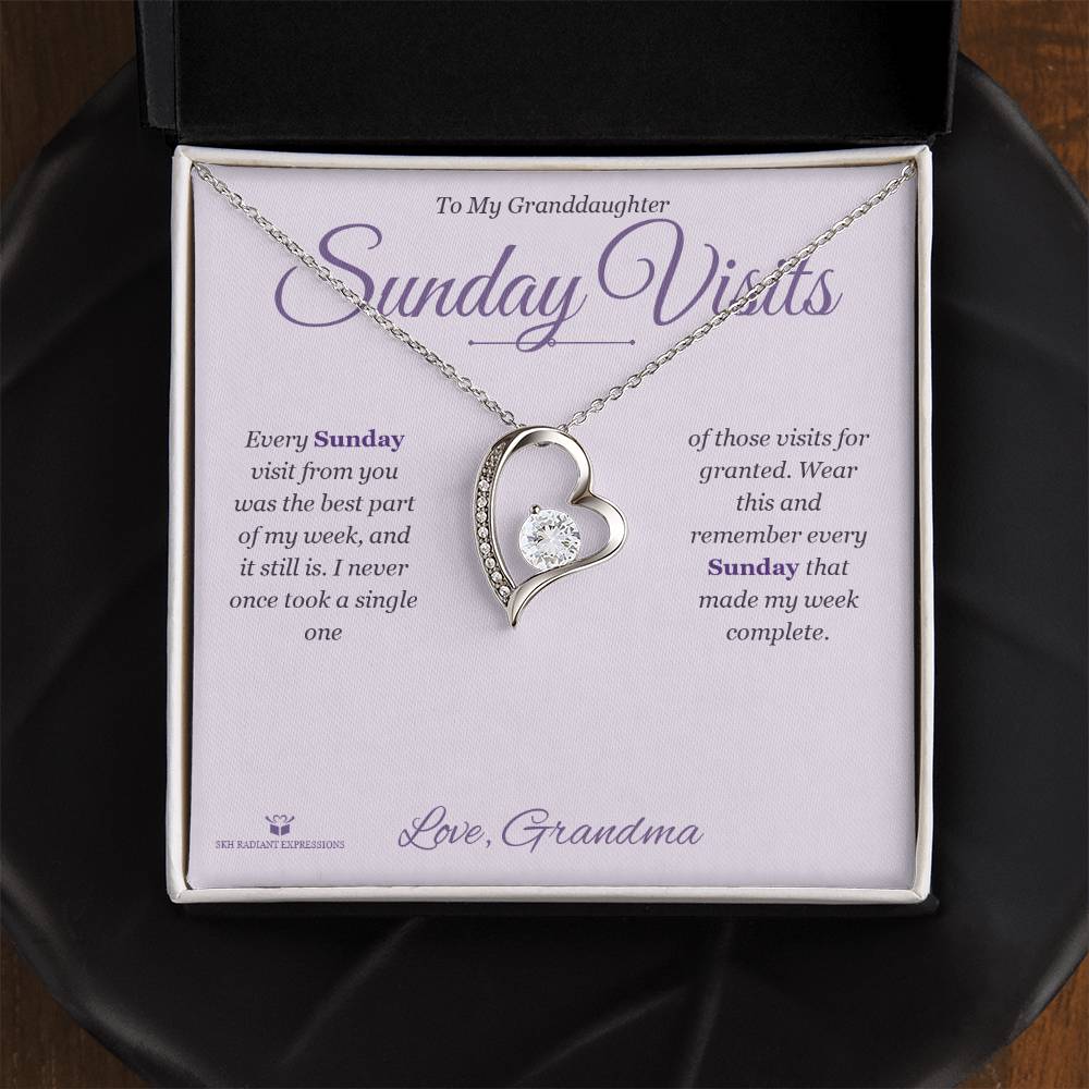 Sunday Visits - Forever Love Necklace for Granddaughter