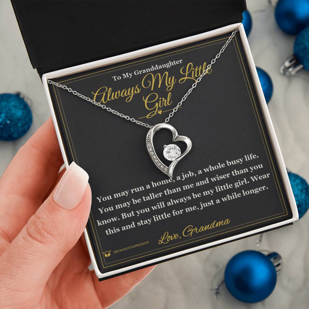 Always My Little Girl - Forever Love Necklace for Granddaughter
