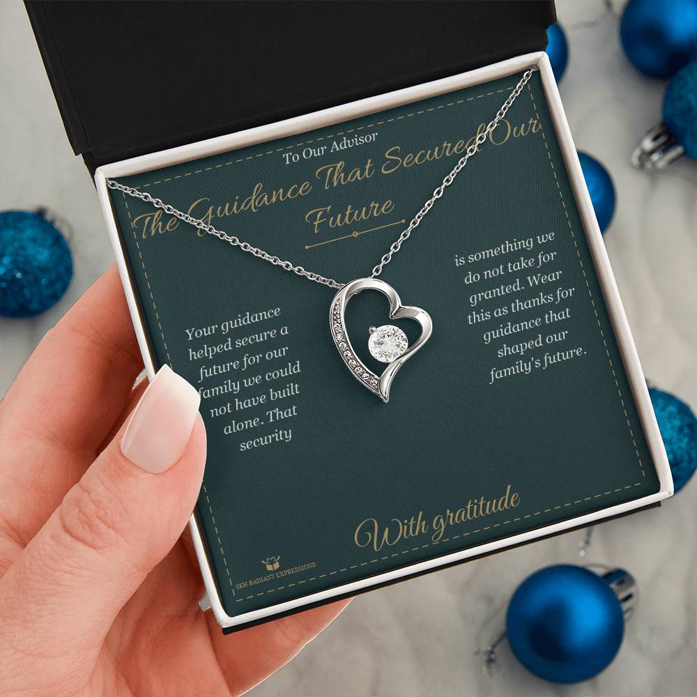 The Guidance That Secured Our Future - Forever Love Necklace for Advisor