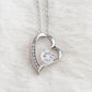 My Wife, Always - Forever Love Necklace with Red Rose Box for Wife
