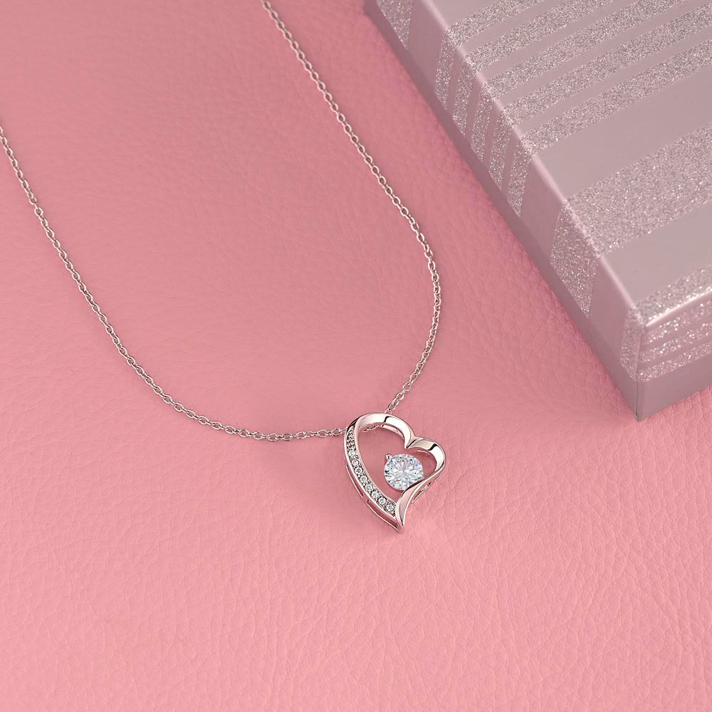 Beside You, Not Behind - Forever Love Necklace for Granddaughter