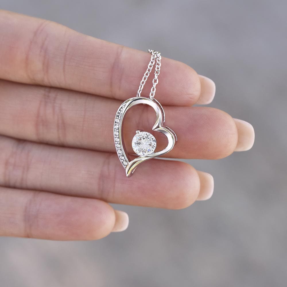 The One Who Never Left - Forever Love Necklace for Best Friend