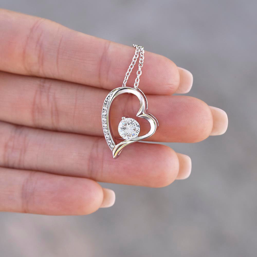 Beside You, Not Behind - Forever Love Necklace for Granddaughter