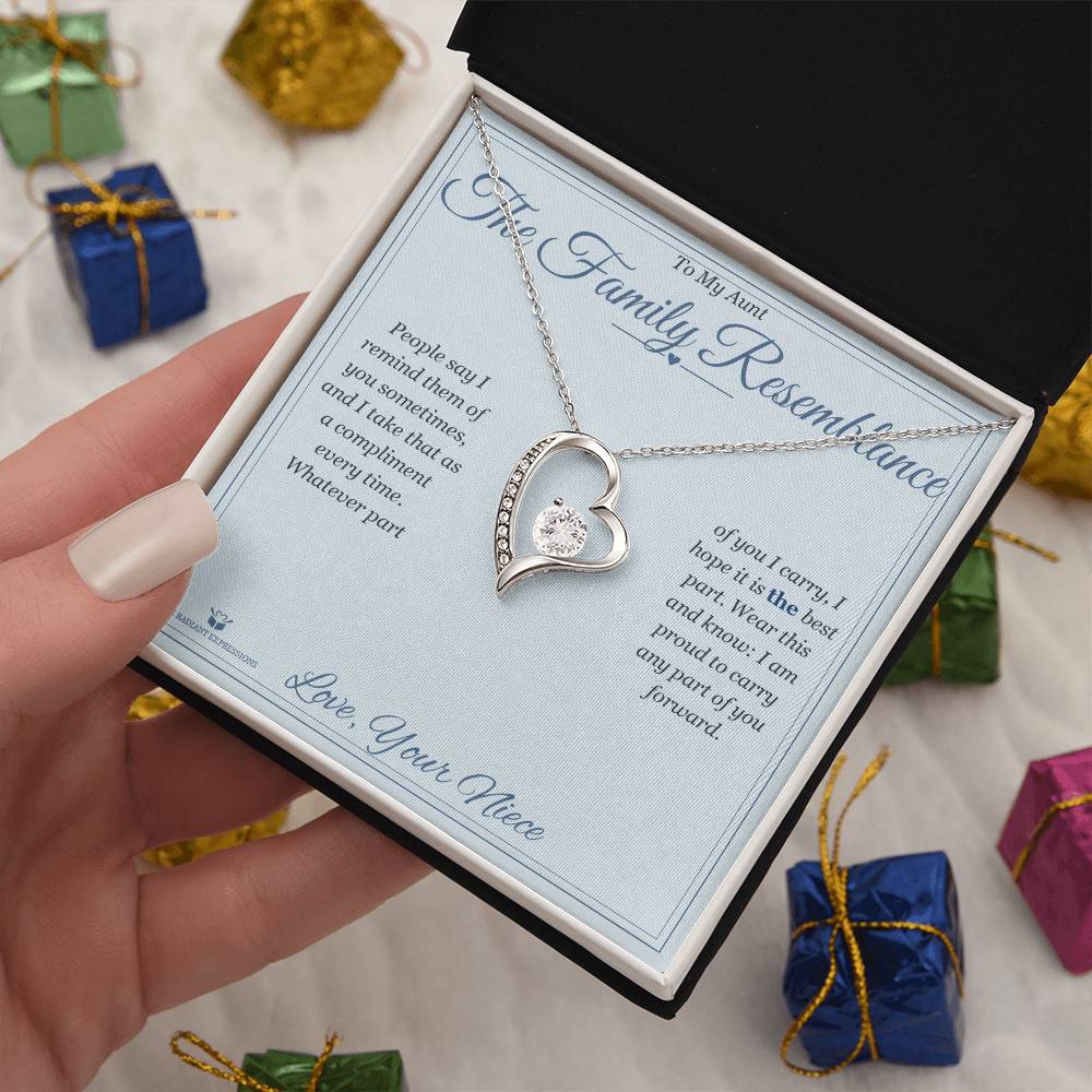 The Family Resemblance - Forever Love Necklace for Aunt