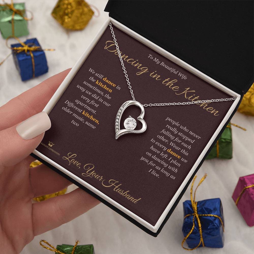 Dancing in the Kitchen - Forever Love Necklace for Wife