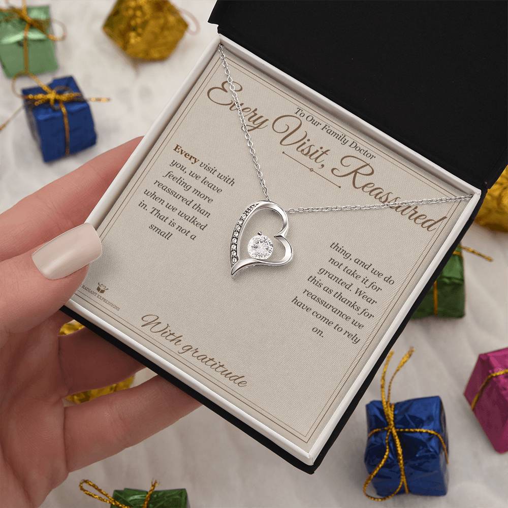 Every Visit, Reassured - Forever Love Necklace for Doctor