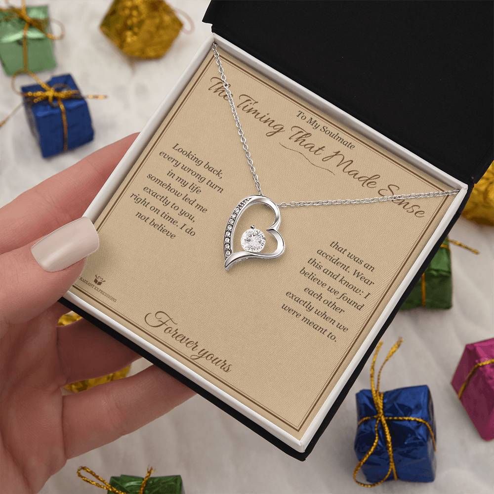The Timing That Made Sense - Forever Love Necklace for Soulmate