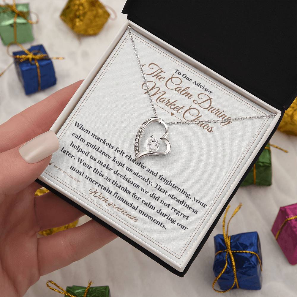 The Calm During Market Chaos - Forever Love Necklace for Advisor