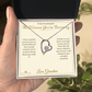 The Woman You're Becoming - Forever Love Necklace for Granddaughter