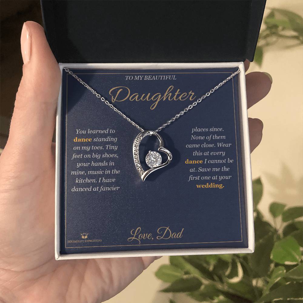 Dancing on My Toes - Forever Love Necklace for Daughter