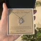 Beside You, Not Behind - Forever Love Necklace for Granddaughter
