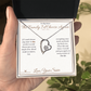 The Family I'd Choose Again - Forever Love Necklace for Sister