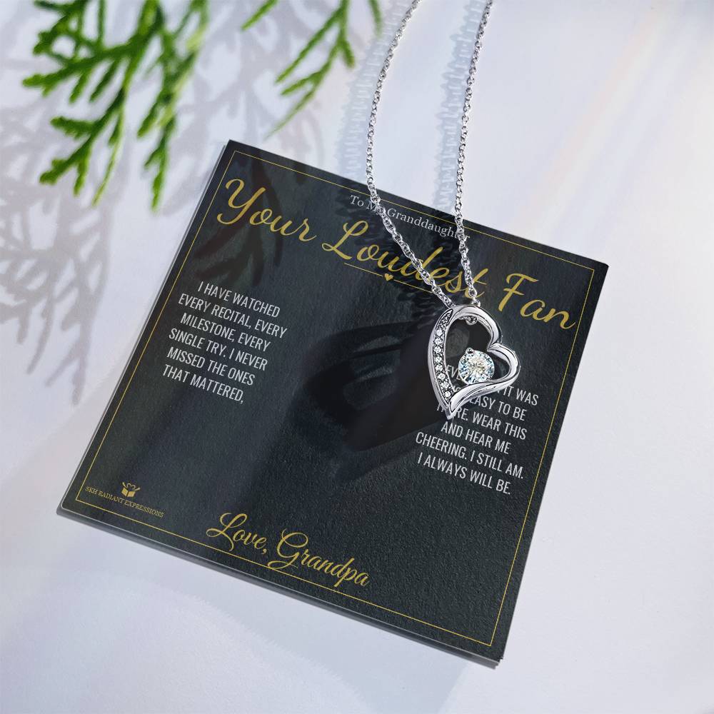 Your Loudest Fan - Forever Love Necklace for Granddaughter