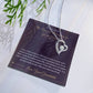 The Recipes Written in Your Hand - Forever Love Necklace for Grandmother