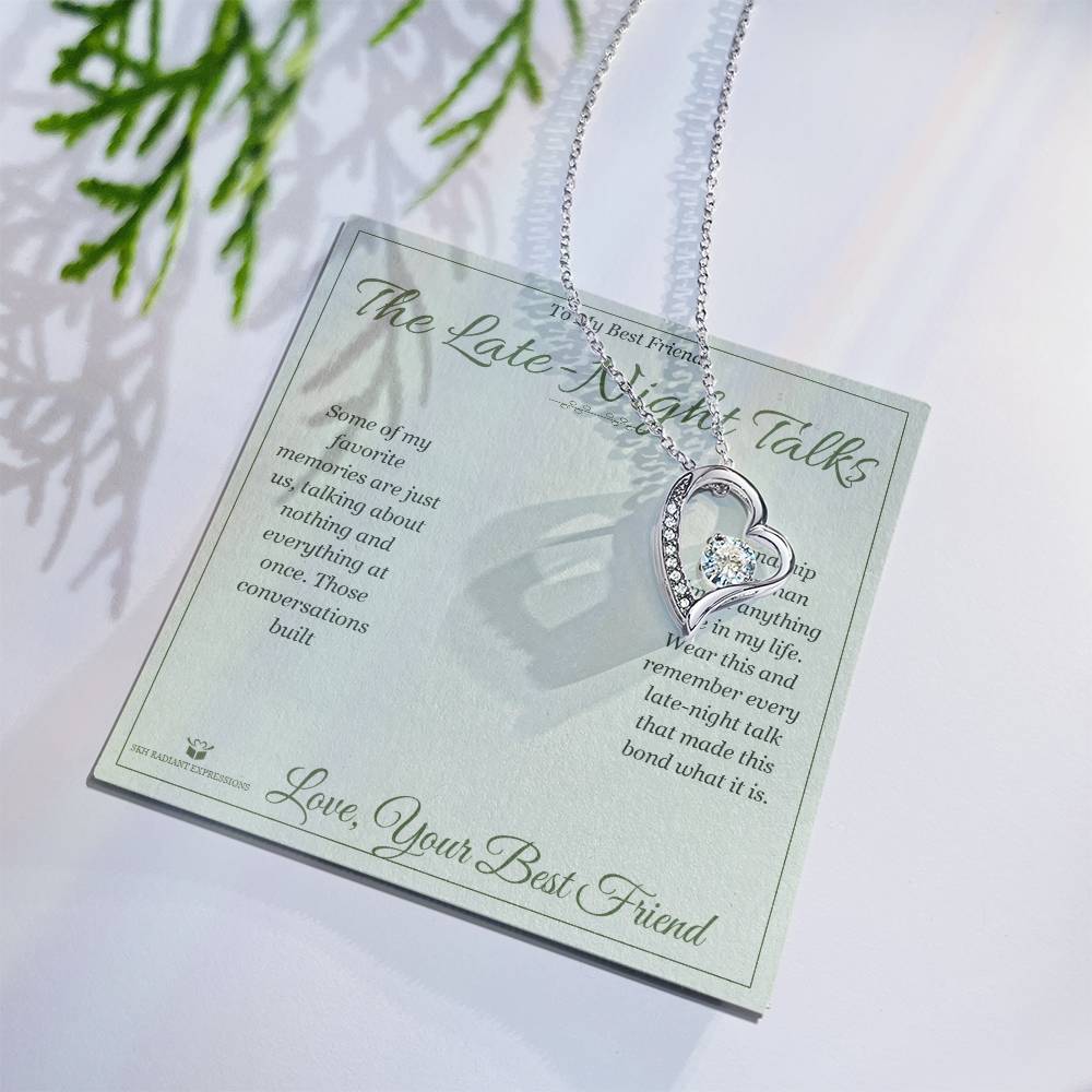 The Late-Night Talks - Forever Love Necklace for Best Friend