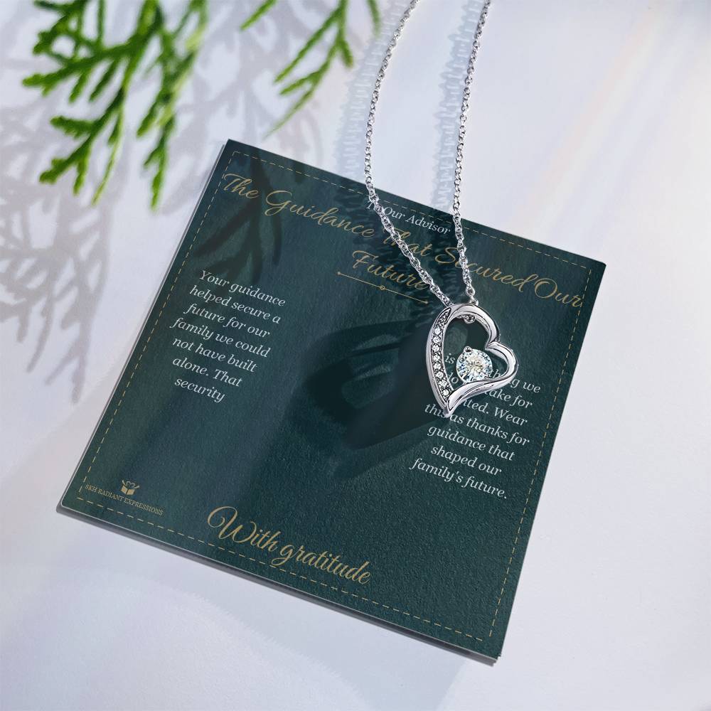 The Guidance That Secured Our Future - Forever Love Necklace for Advisor