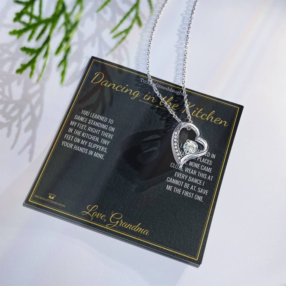 Dancing in the Kitchen - Forever Love Necklace for Granddaughter