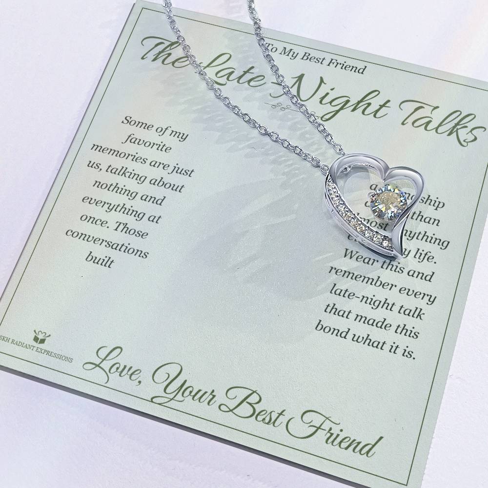 The Late-Night Talks - Forever Love Necklace for Best Friend