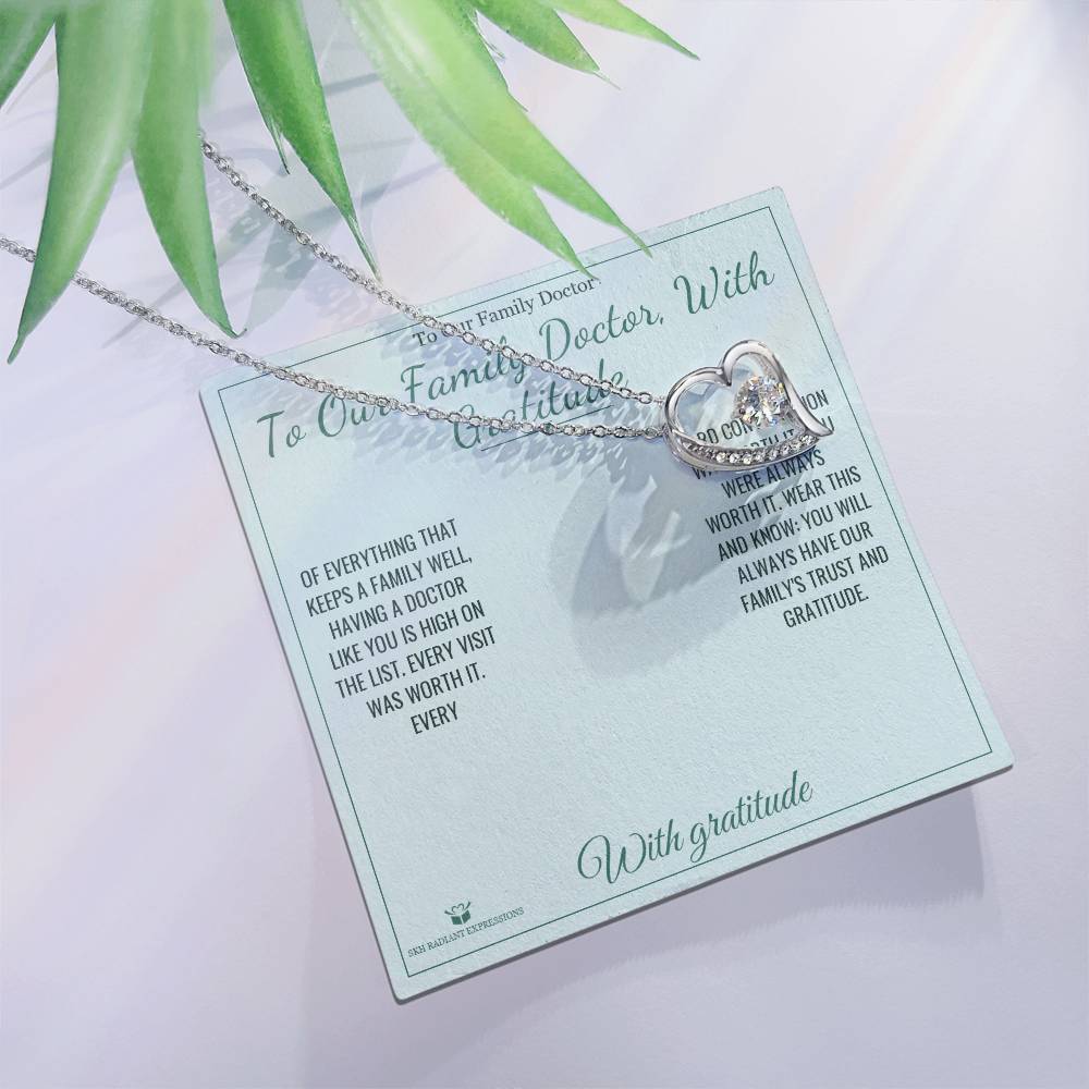 To Our Family Doctor, With Gratitude - Forever Love Necklace for Doctor