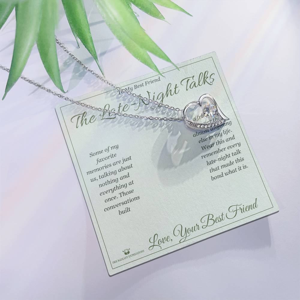 The Late-Night Talks - Forever Love Necklace for Best Friend