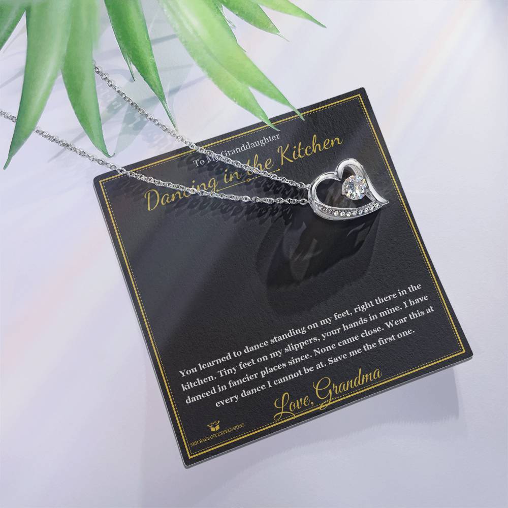 Dancing in the Kitchen - Forever Love Necklace for Granddaughter