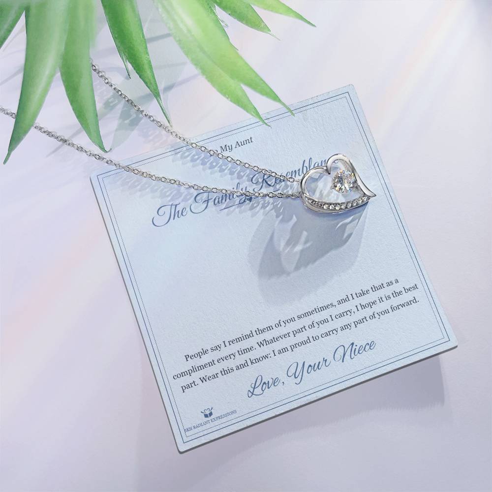 The Family Resemblance - Forever Love Necklace for Aunt