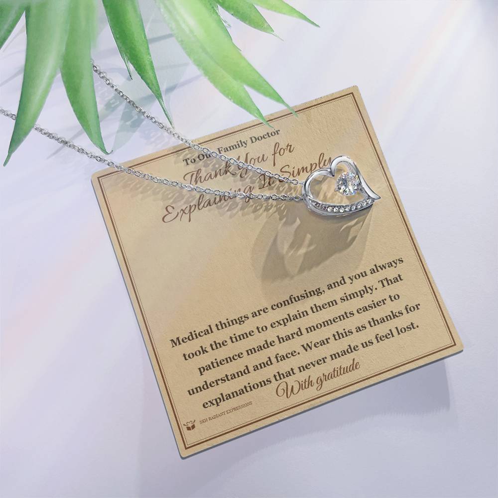 Thank You for Explaining It Simply - Forever Love Necklace for Doctor