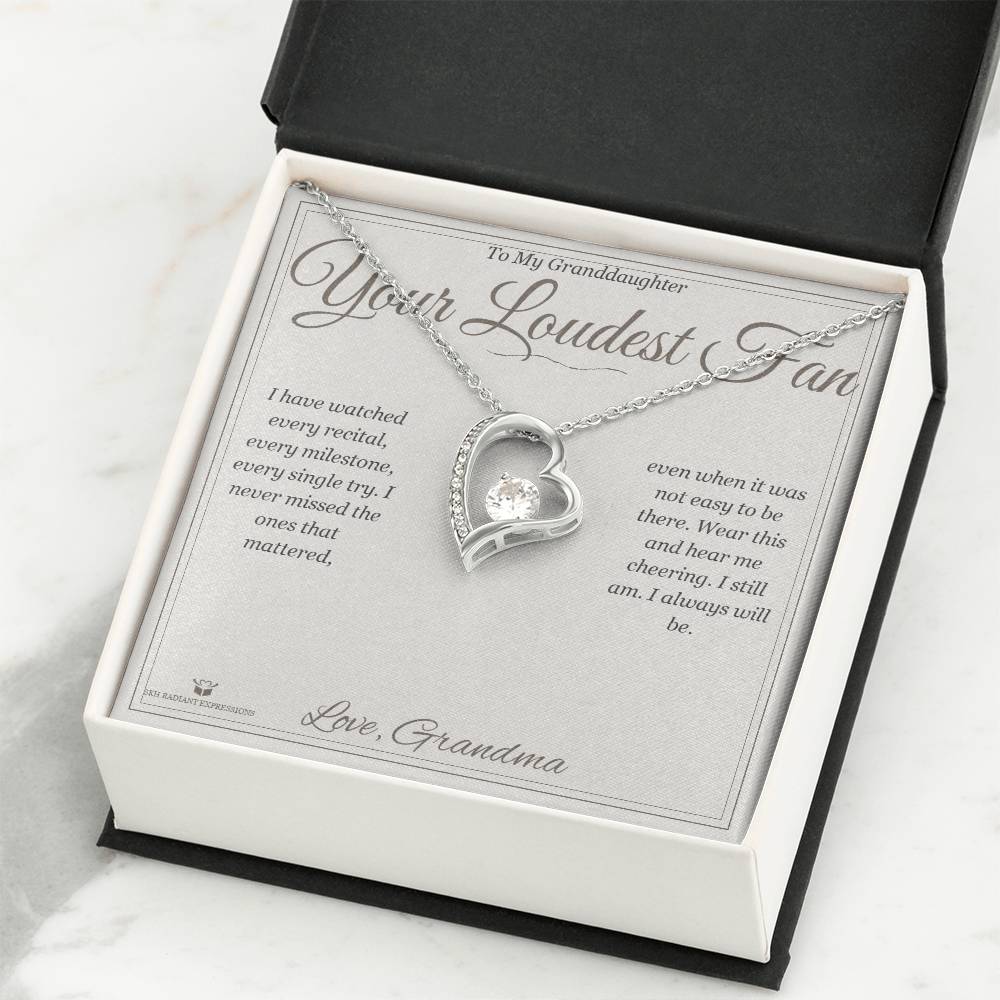 Your Loudest Fan - Forever Love Necklace for Granddaughter