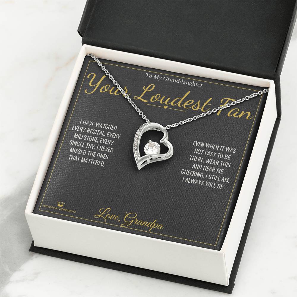Your Loudest Fan - Forever Love Necklace for Granddaughter