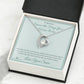 Since the Day You Were Born - Forever Love Necklace for Sister